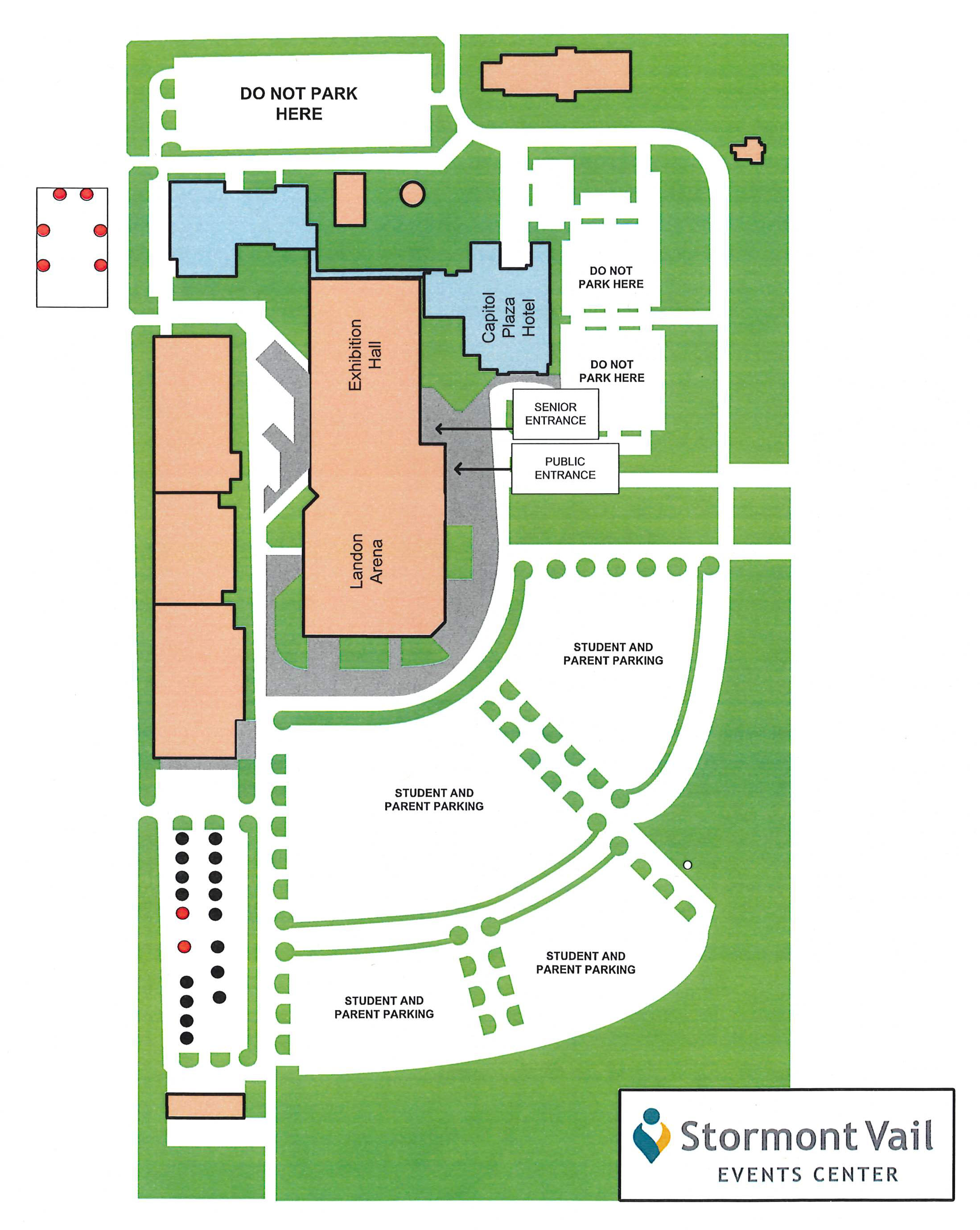 Events Center map